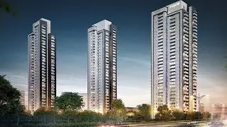 Luxury apartments by Emaar on golf course extension road.