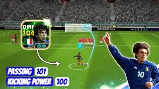 The Maestro is Here 🔥🗿 | Epic 105 Rated Andrea Pirlo Review efootball