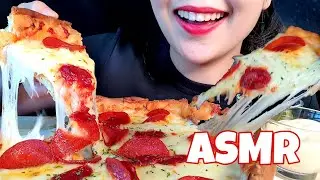 Чикаго глубокая пицца ASMR mukbang Еда шоу Чикагская пицца Едят звуки Мок-Бэнг