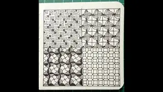 Zentangle：Satisfying Line Practice and Coloring | Zentangle ASMR