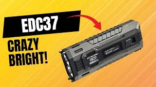 8000 Lumens in a Flat Light? Nitecore EDC37 is WILD