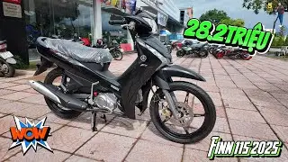28.2 triệu 1 em Jupiter Finn 115 FI 2025 ĐEN B&Oacute;NG TEM ĐỎ ▶ Finn 2025 c&oacute; g&igrave; HOT..? 🔴 GI&Aacute; XE M&Aacute;Y VLOGS