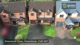 Sherwood Close, Atherstone, CV9 2RT. Estate Agent. Drone.