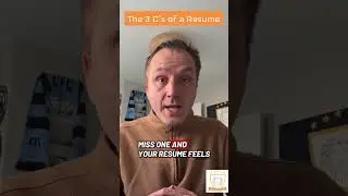 The 3Cs of a Resume