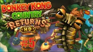 Crumbling Cliffside! | Donkey Kong Country Returns HD 100% Playthrough (Part 5).