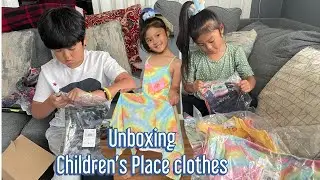 THEY GROW SO FAST| UNBOXING SUMMER CLOTHES FROM CHILDREN'S PLACE