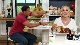 Temp-tations Special Edition Glass Cake Plate with Dome Lid on QVC