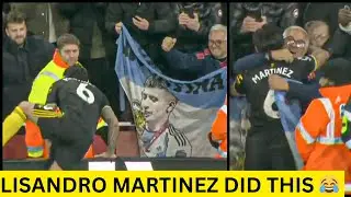 EMOTIONAL moments:LISANDRO MARTINEZ did after man united  vs arsenal |ARSENAL VS MAN UNITED