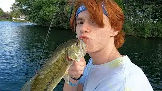 Catching Huge Bass With My Bare Hands