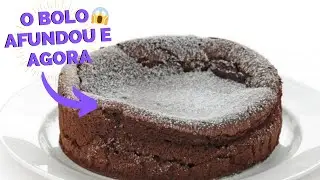 PORQUE O BOLO AFUNDA NO MEIO? E COMO RESOLVER? Polly Belem