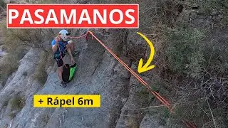 Pasamanos + rapel en el desierto de Almería 🌵 |  adrenalina en barranco seco