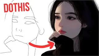 Anime Girl  | Ibis Paint X Full Process 😍💕
