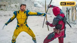 Every Fight Scene from Deadpool and Wolverine | 4K HDR Experience