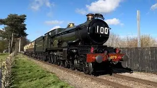 GWR 4073 Castle Class | 4079 Pendennis Castle | 100th Birthday | Didcot Railway Centre | 03/03/24