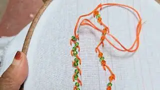 Easy Hand Embroidery #freeembroiderypattern #embroiderydesigns #embroiderylover #shorts #art #viral