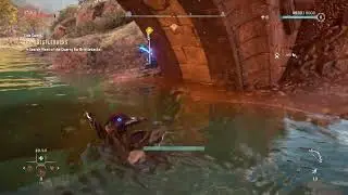 Horizon Forbidden West gameplay captured in an OG PS4 with internal SSD