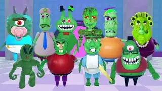 Zombies are Scary Obby Speed Run Stinky, Happi, Dr Jones, Bob Dentist, Prison Bob, Evil Grandma