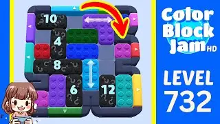 Color Block Jam Level 732 Solution Walkthrough