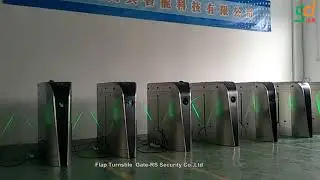 Barcode Device Flap Turnstiles,Flap Barrier,Flats Turnstiles System From RS Security Co.,Ltd