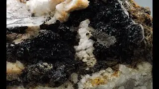Goethite on fluorite from the Clara mine, Germany &ndash; cabinet size