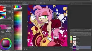 chill stream drawing amy rose