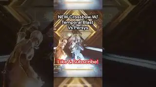 NEW Crossbow w/Temporal Blast DESTROYS Persys! #destiny2 #destiny2edgeoffate #bungie #bungiedestiny2