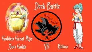 GOLDEN GREAT APE VS BULMA Deck Battle Dragonball Super Card Game