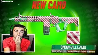 The NEW &ldquo;SNOWFALL&rdquo; Camo in WARZONE! ❄️😲 (Naughty and Nice Event) -  Christmas Update BO7