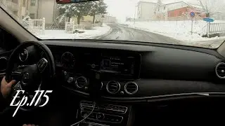 GoPro | W213 Mercedes-Benz E-Class | Snowy day | Pov Driving - Ep.115