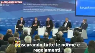ESCLUSIVO 2014! Vladimir Putin al Forum di  Valdai