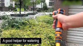 Water Spray Nozzle Non-slip Garden Spray Gun American Inlet Hose Spray Gun Front Trigger