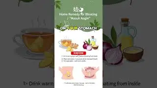 🍵 Ginger & Coconut Oil First Aid for Bloating | Simple DIY Remedy