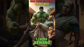 Poor Dhoti Hulk Saves His Mother | Snake Bite to 1 Crore Reward | Desi Village Hero Story#ai#shorts