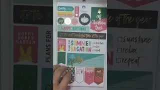 Agenda 52 Sticker Book Flipthrough - Calendar