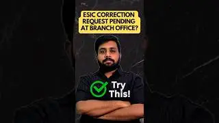 Pending with BO ESIC ? Esic correction online request #esic #correction #online
