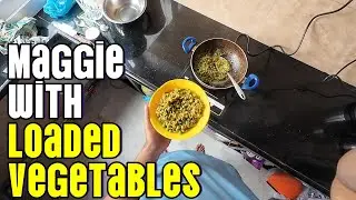 How to make Maggie with loaded vegetables | POV Cooking | No Onion No Garlic | 🇮🇳