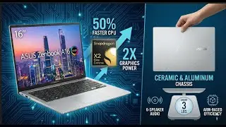 Snapdragon X2 Tested: Is the ASUS Zenbook A16 the New King? #zenbook #asus #curiosityatlas #intel