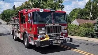 Little Falls, NJ Fire Department Engine 2 Responding