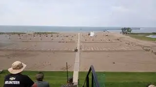 D-Day Conneaut 2021 from the top of the bluffs