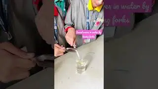 Tuning Forks | Sound Waves | Sound Waves In water #shorts #tuningforks #vibration #soundwave