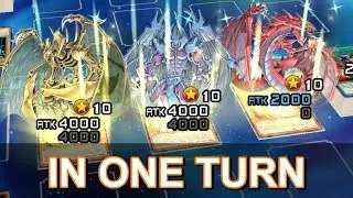 [Yu-Gi-Oh! Duel Links] Summoning 3 Sacred Beasts in one turn