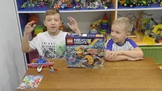 Собираем конструктор Лего 70354. Video for kids Lego Next Knights 70354.