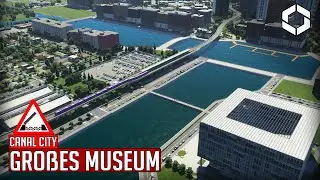 Gro&szlig;es Museum f&uuml;r mehr Tourismus in Cities Skylines 2! | Canal City 134