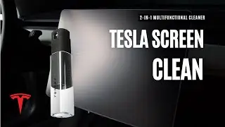 How to Keep Tesla Screen Clean | 2-in-1 Cleaner & Wipe from Tesery