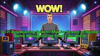 Sci-Fi Broadcasting System! My Live Stream of Nuclear Bomb Manufacturing Shocks the World