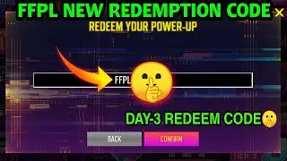 DAY-3 | FREE FIRE PRO LEAGUE DREAM TEAM REDEEM CODE | FREE FIRE REDEEM CODE TODAY | FFPL REDEEM CODE
