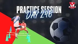 Football Practice Session 246 | Rondo, Ball Control & Hurdle Drill | Mahe United Kolkata