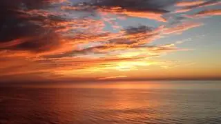Рассвет в Оушен сити. Sunrise in  Ocean City