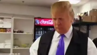 Animated:Donald Trump tries to be a waiter/Fails/Grounded