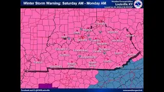 ❄️❄️⚠️⚠️LIVE: NWS Louisville Winter Storm Briefing 1-23-26 3 PM⚠️⚠️❄️❄️
